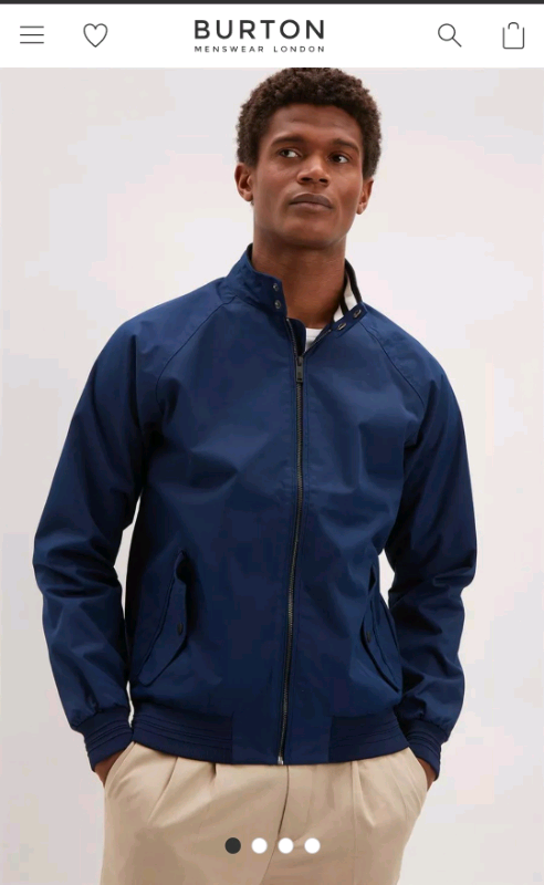 Burton Mens Harrington Jacket - Navy 